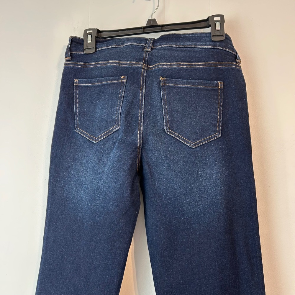 Walmart Maternity Straight Leg Jeans Dark‎ Wash Size Small 4-6 - Picture 6 of 6